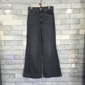 Levi's Black Ribcage Bell Flare Women's Jeans Size 29